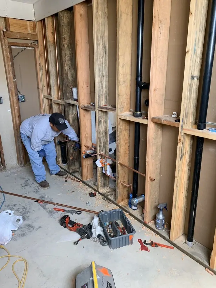 Commercial rough-in plumbing for Gas Line Repair in Kensington
